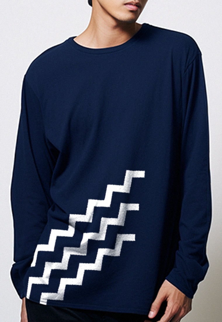 Third Day MT865R l/s Men 3diagonal Zigzag nv