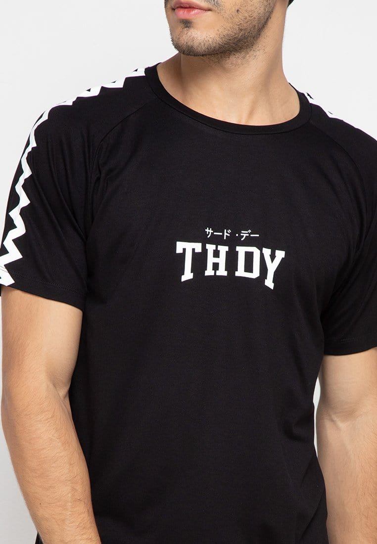 Third Day MTF66 thdy ever zigzag hitam kaos pria