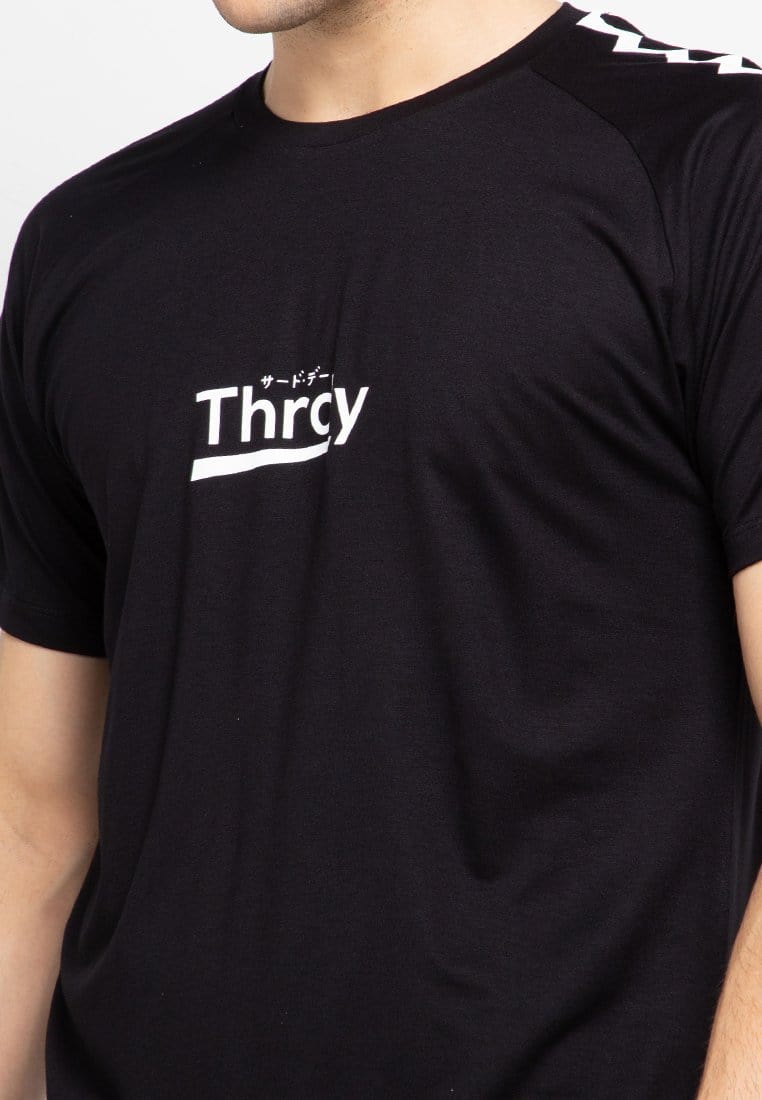 Third Day MTF63 thrdy zigzag hitam kaos pria