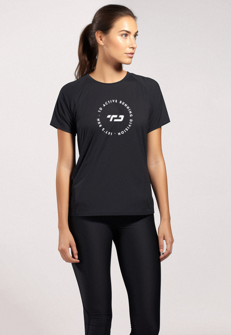 LSB85 kaos olahraga wanita tangan pendek lengan pendek lari running jogging 