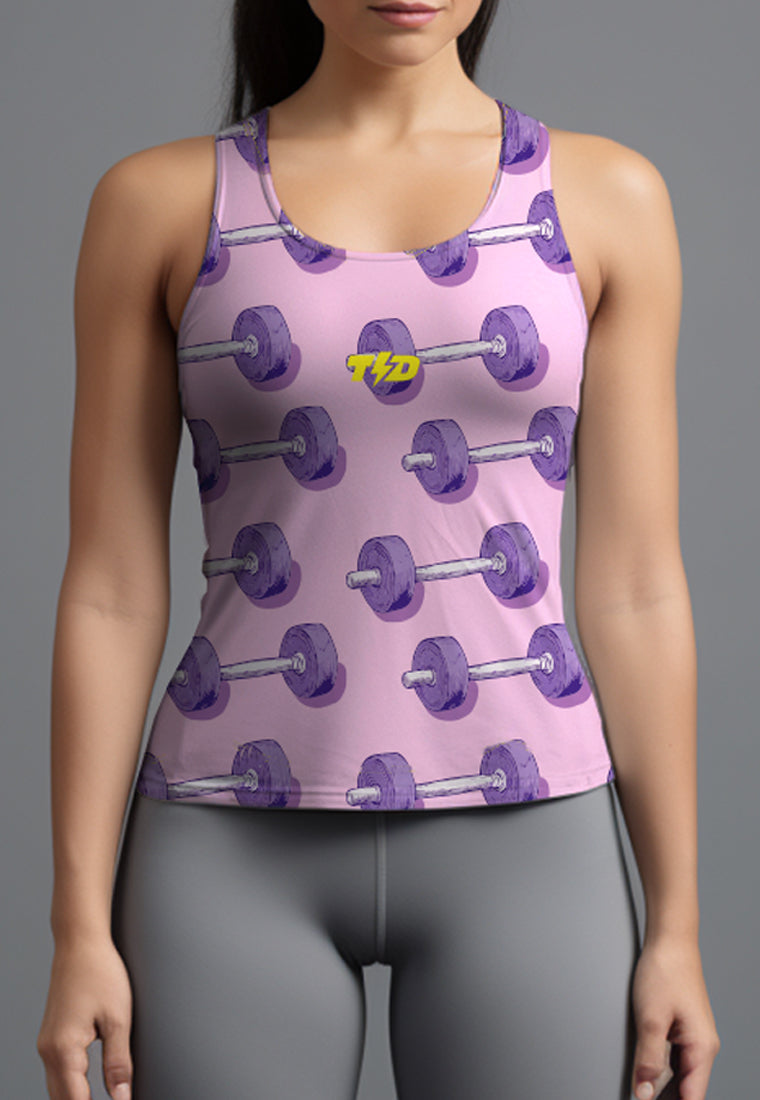LSD52 Tanktop Gym  Crop Wanita Airdrylite 