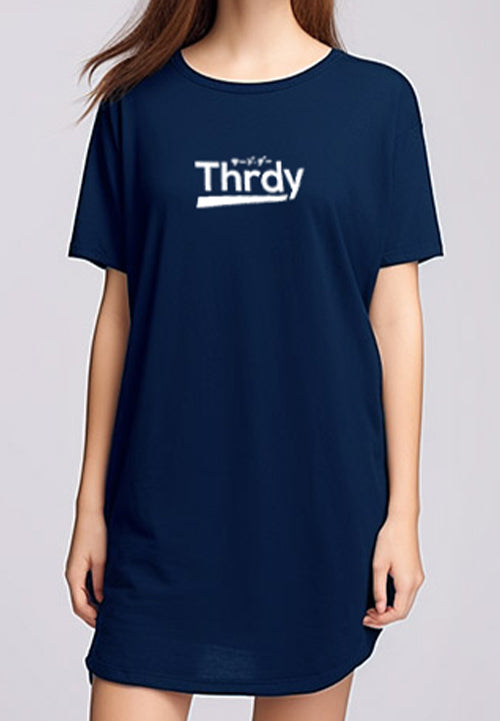 LTB51 ld lds thrdy Dress Navy