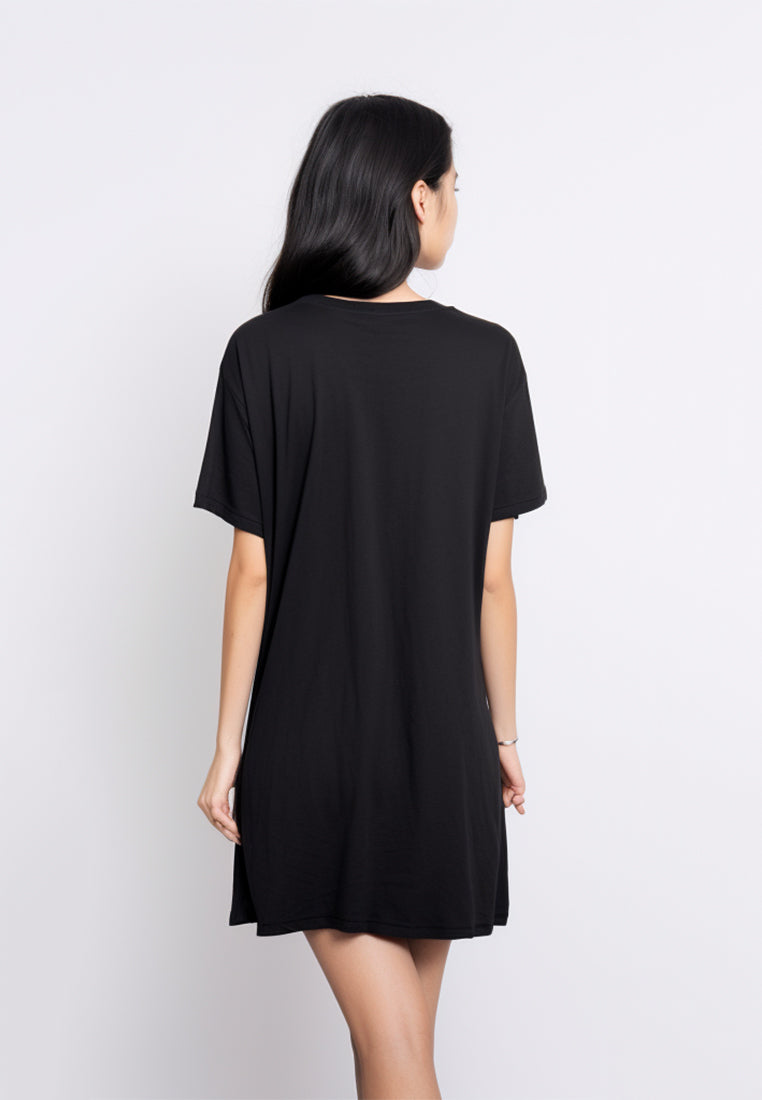 LTE95 long dress kaos korean style casual 