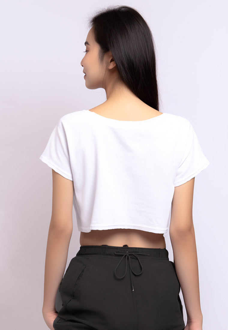 LTF64 crop tee t shirt wanita instacool RCP 