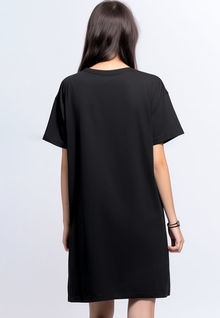 LTG09 Kaos Dress Oversize Wanita Adem instacool 