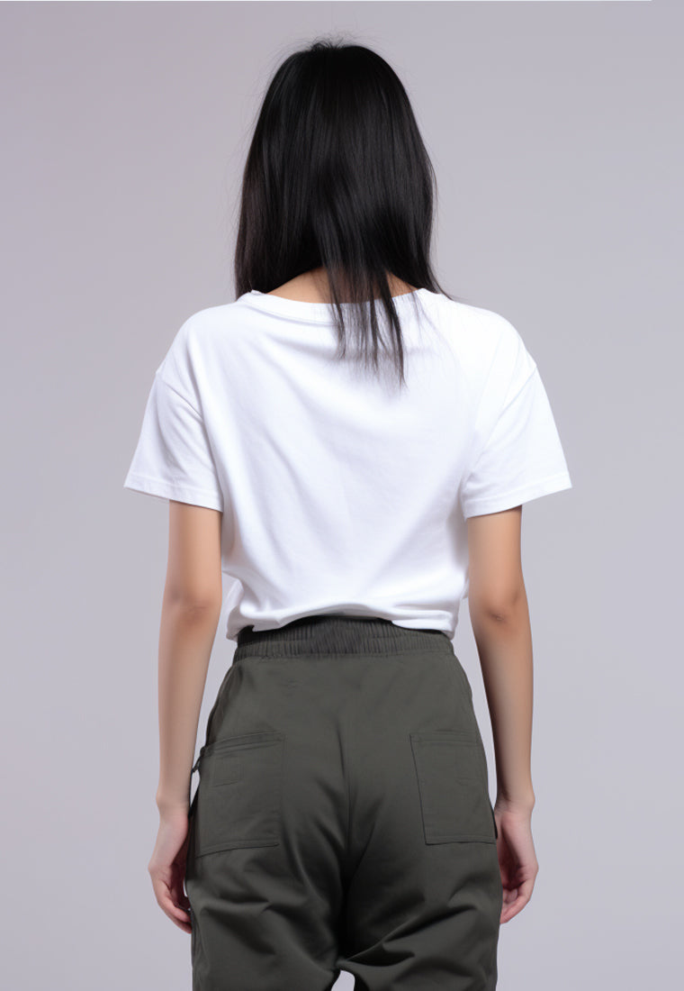 LTG69 kaos kupu kupu wanita crop top RCP 