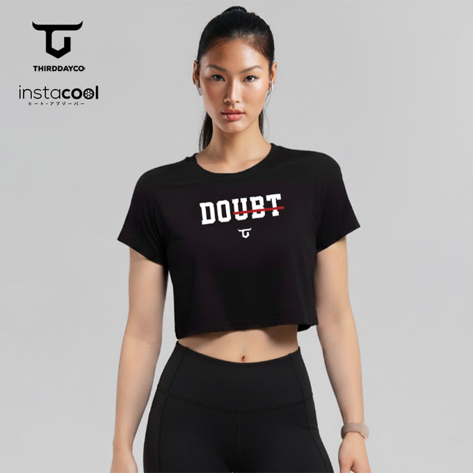 LTH19 Crop Top Gym RCP Wanita Instacool 