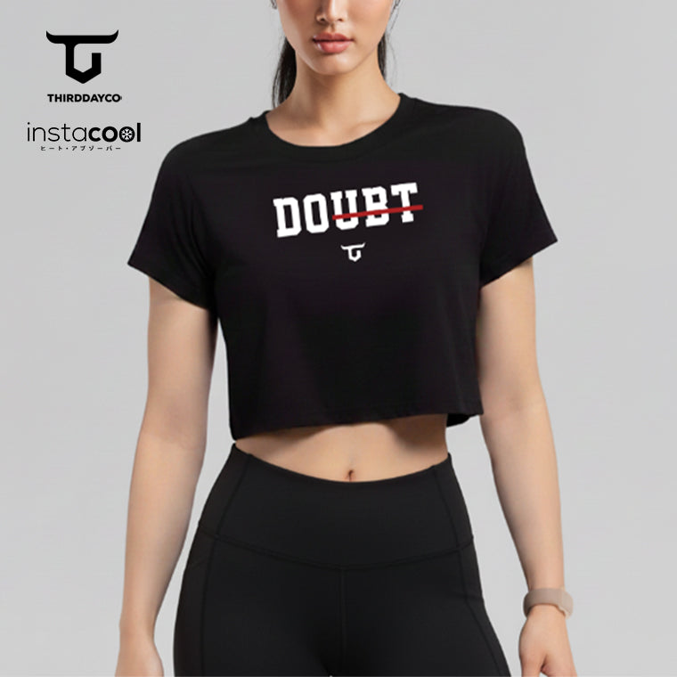 LTH19 Crop Top Gym RCP Wanita Instacool 