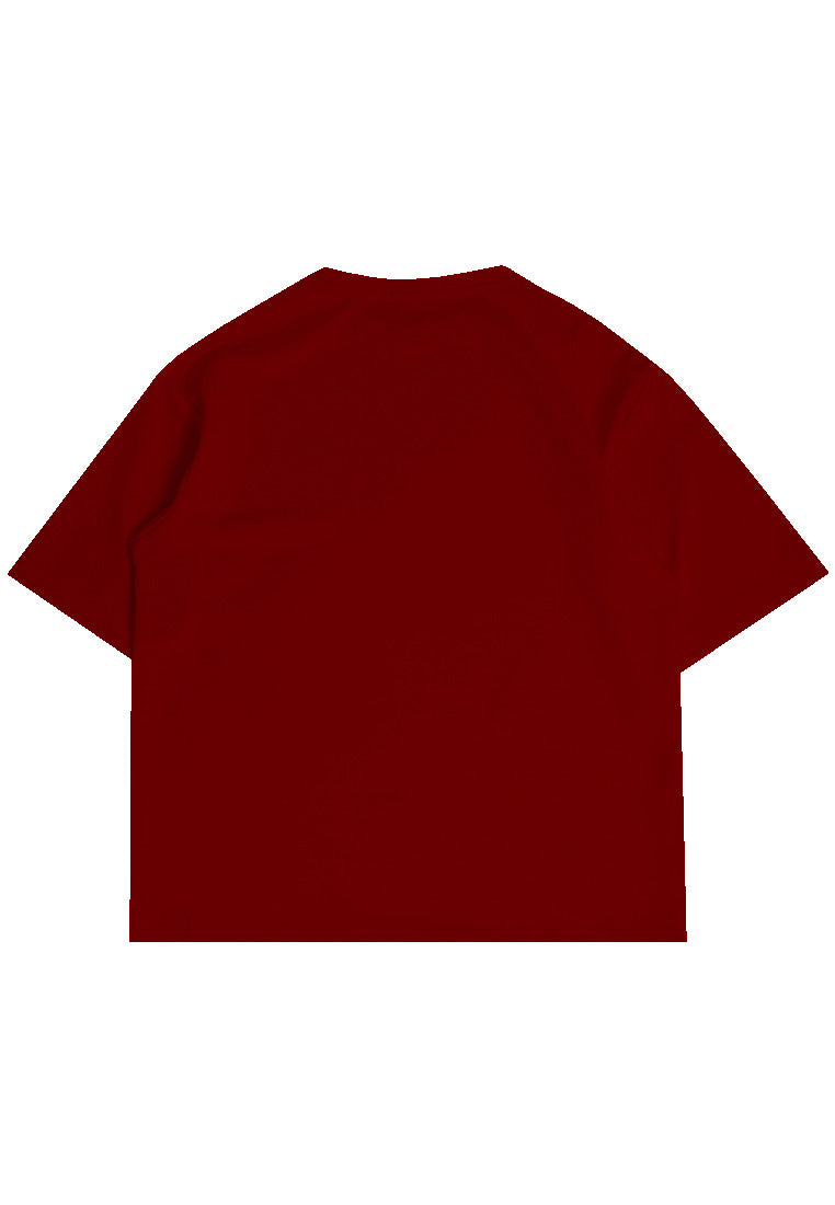 MTN16 kaos oversize scuba anime kartun karakter tido robo piknik maroon