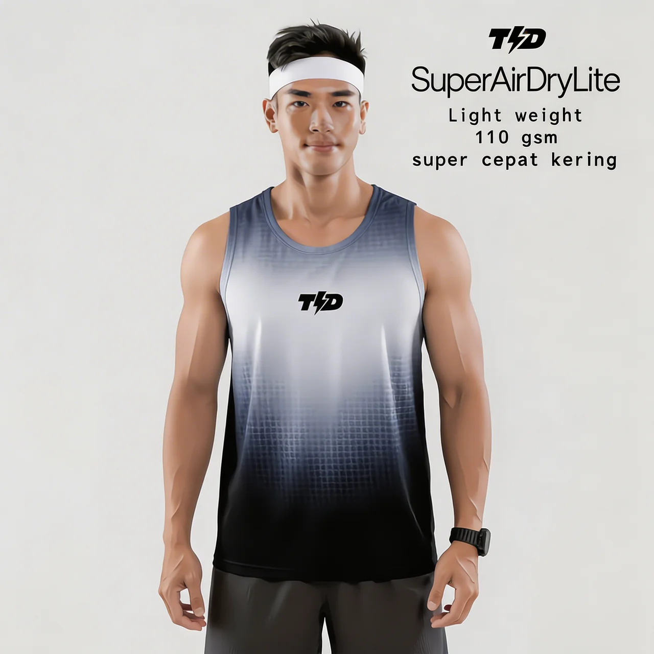 TDACTIVE Kaos Kutung Lari Running Sleeveless 