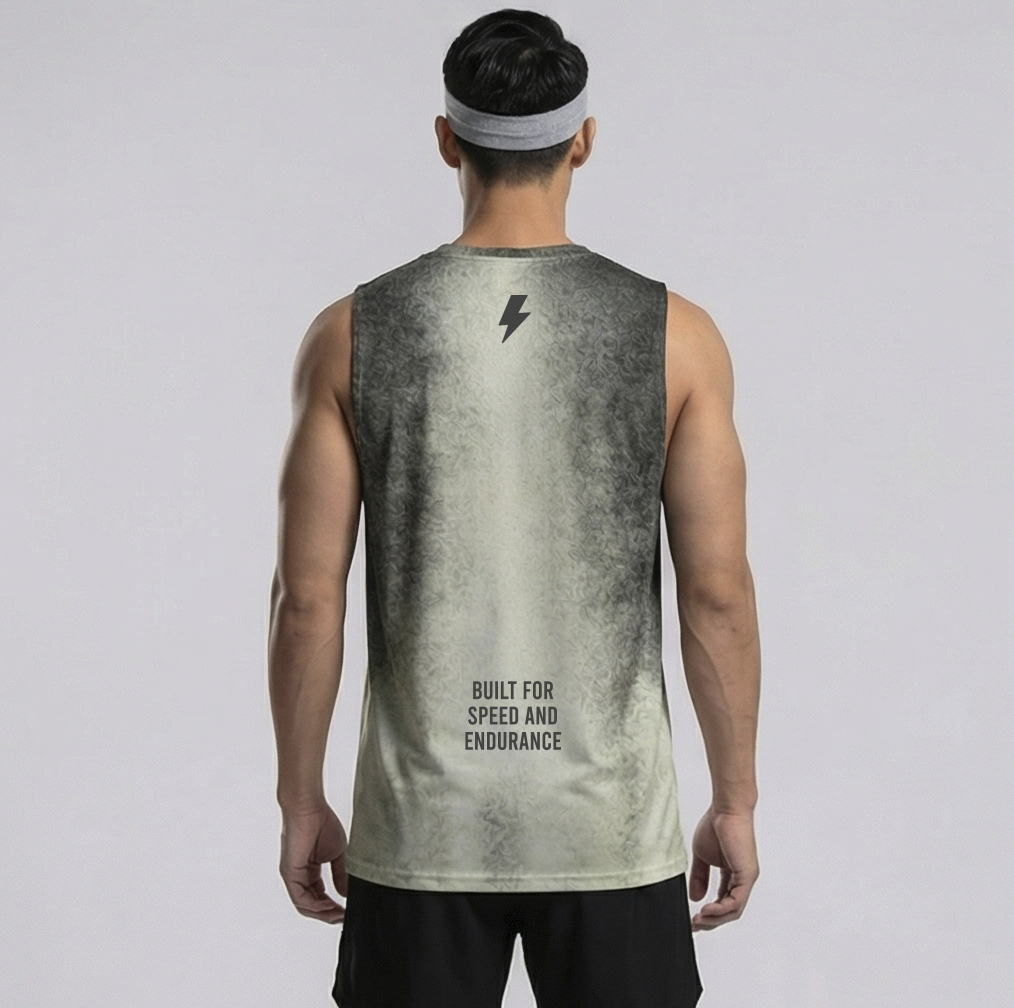 TDACTIVE Singlet Kutung Lari Running | Ringan Cepat Kering | Ash Series | Green MSB52