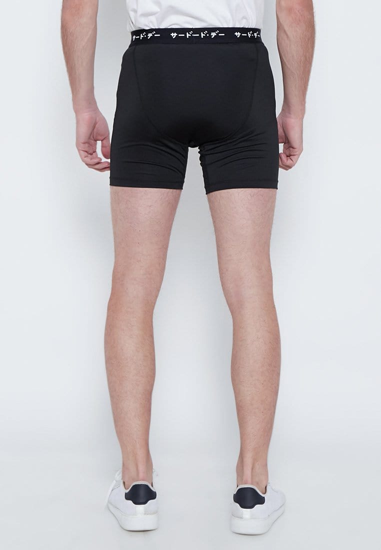 Third Day MB078 Boxer Katakana Celana Pendek Shorts Waist Hitam