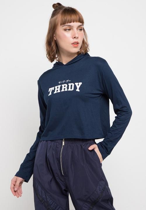 LTB81 crophood thrdy everlast nvy Navy