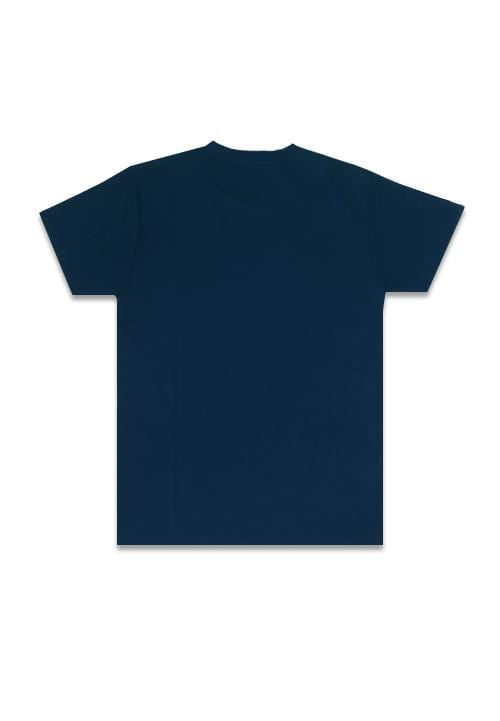 LTB43F KL thdy on white T-shirt Navy