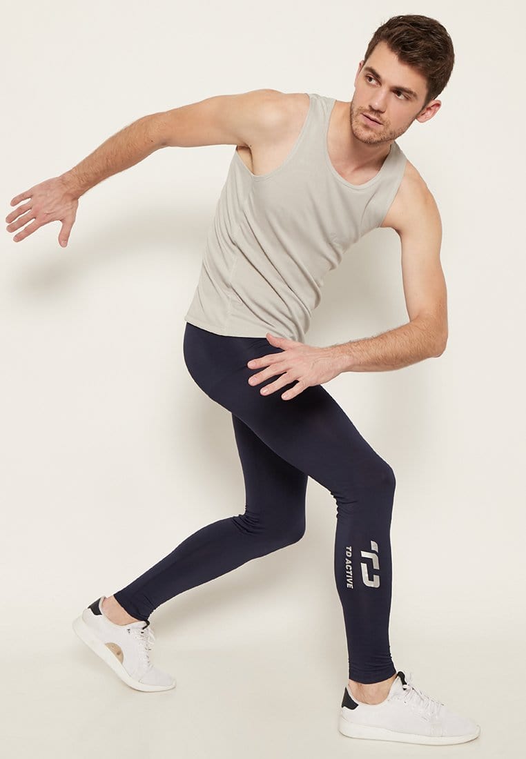 Td Active MB052 cool legging olahraga pria navy