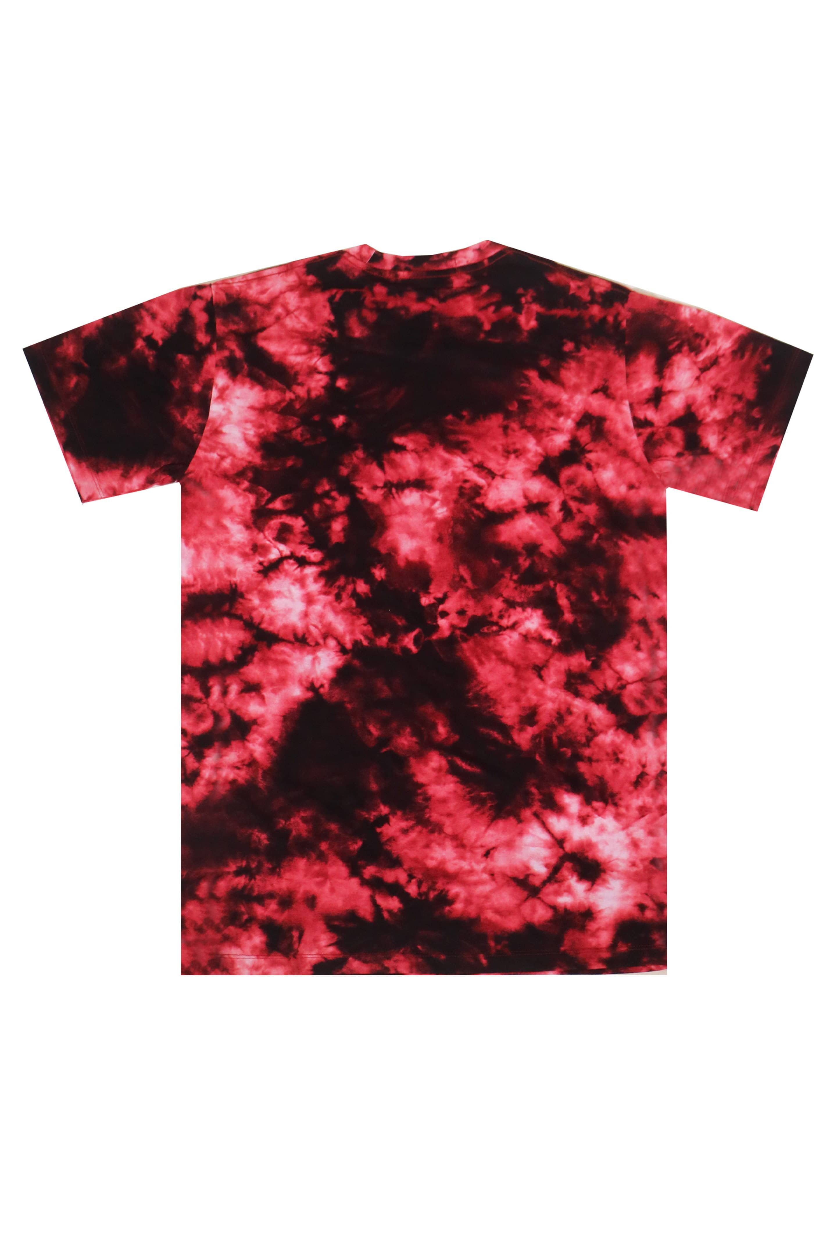 Third Day MTH46 tie dye maroon black logo dakir t-shirt unisex pria