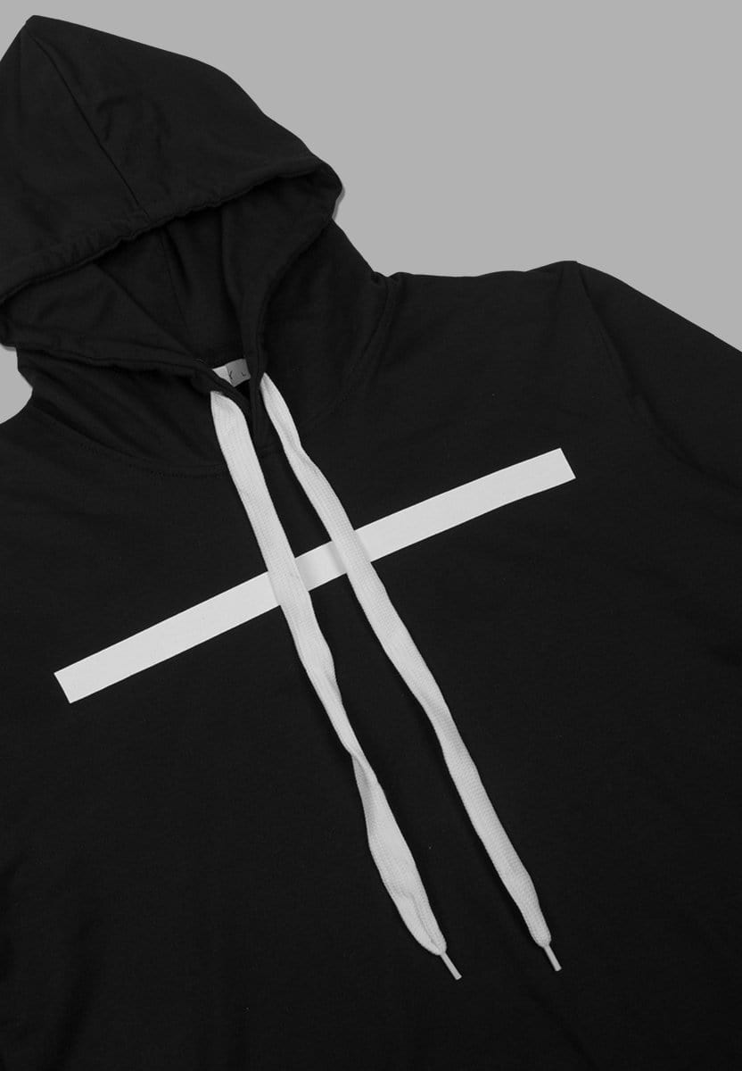 MT713N Men Hoodies Hori Stripe blk