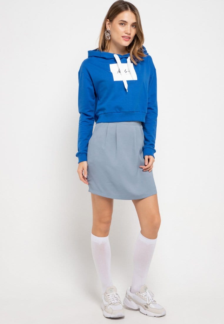 MP012 Pbch Crop Hoodie Thrdy Sign Square Blue Benhur