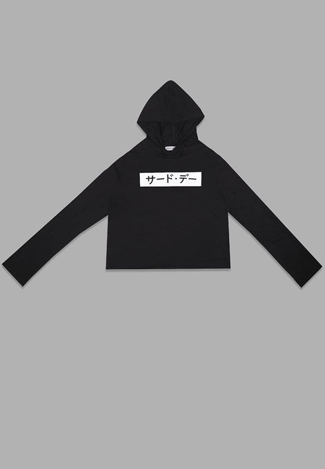 LT948S l/s Lds Cropho katakana blk