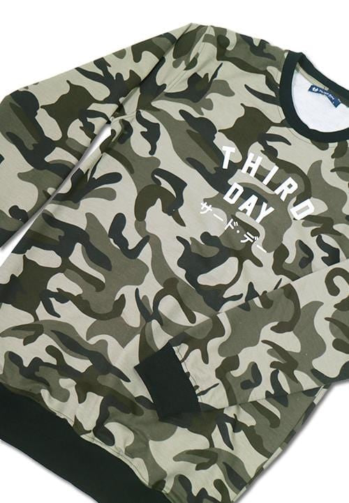 Third Day MO143F sweater TD Simple camo br-gr