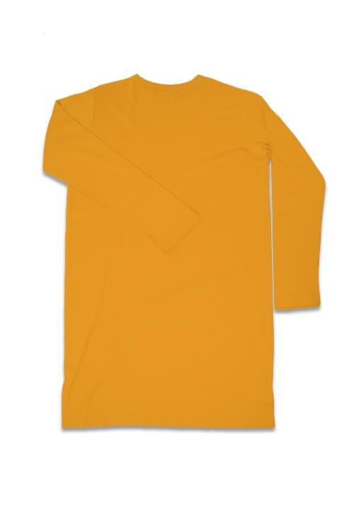 Third Day LTC28 mls logo outline kuning mustard kaos hijab lengan panjang
