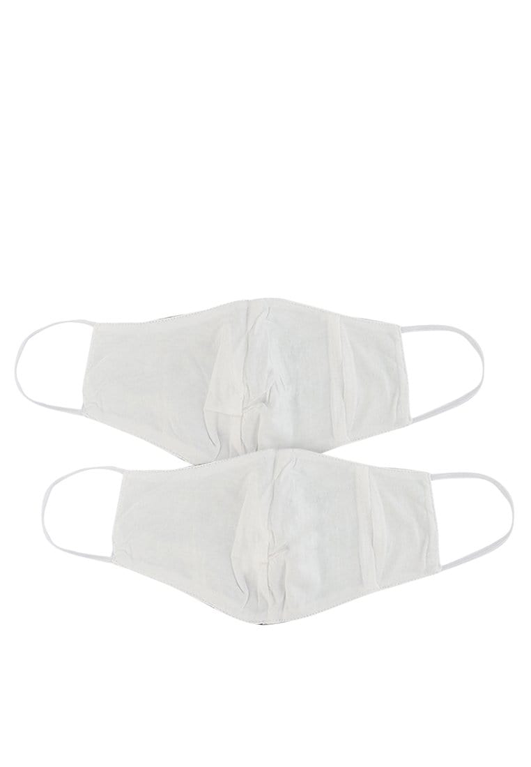 Nade Japan AMB36 2pcs Masker Kain Instacool 2ply bisa Tissur Earloop Motif Abstrak Navy