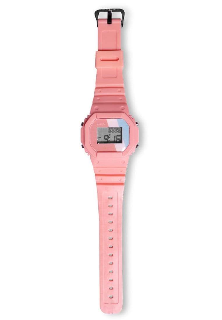 Third Day AMB69 Jam Tangan Digital Pastel Pink Pastel Stripe Katakana