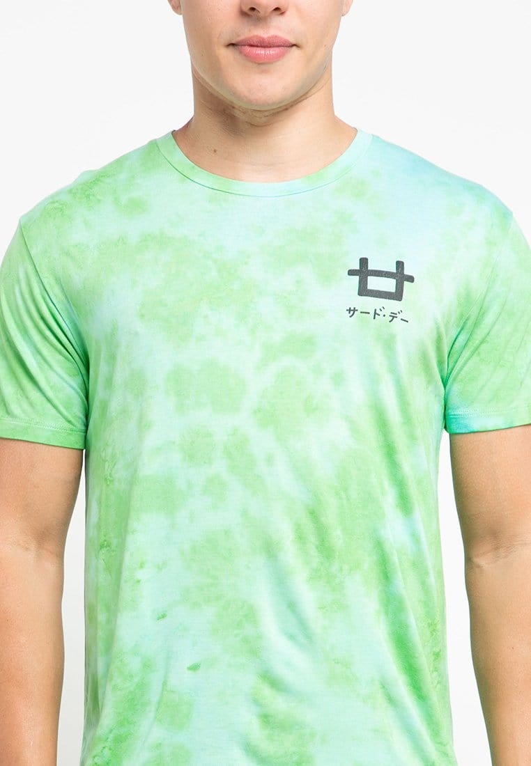 Third Day MTH38 tie dye aqua green blue unisex t-shirt
