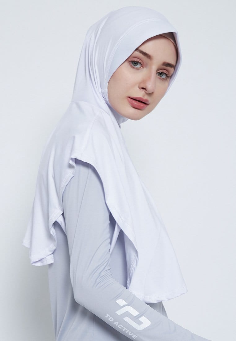 Td Active LH062 Sport Hijab Tetta Putih