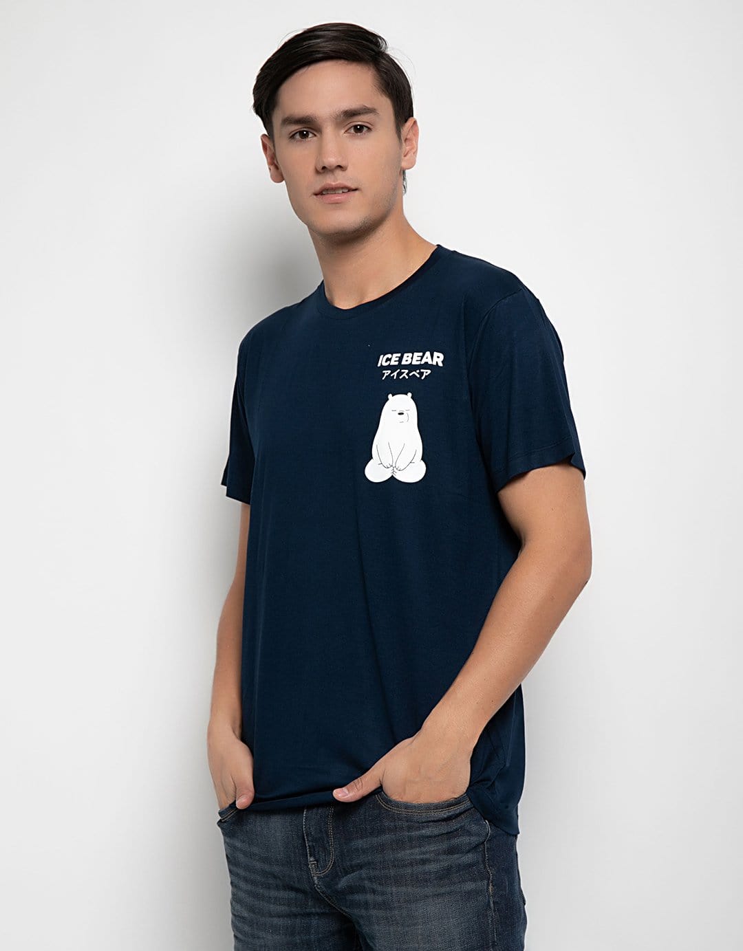Third Day MTG60 WBB ice bear dakir navy kaos pria