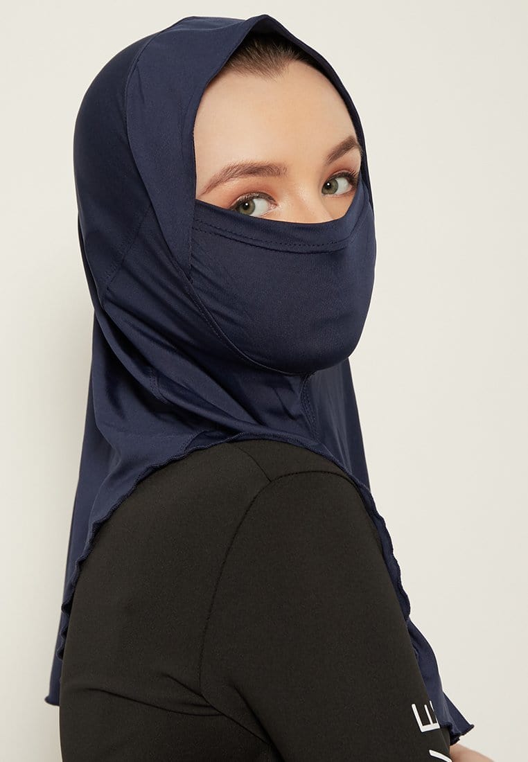 Td Active LH053 kerudung masker zeta navy