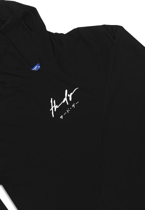 LTB67 crophood thdysign blk Hitam