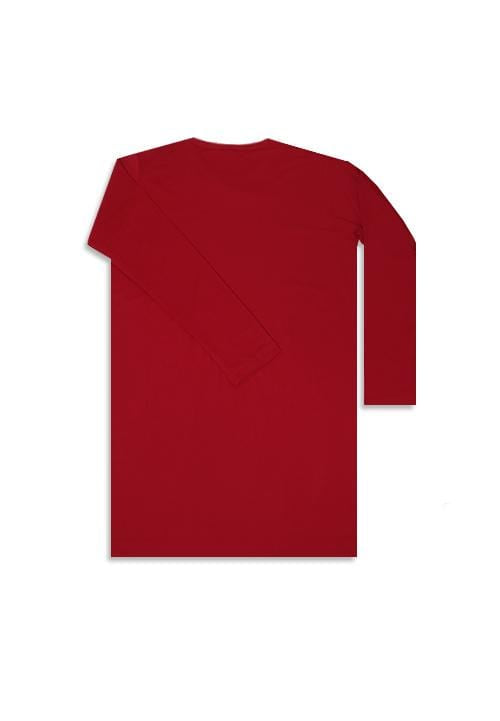 Third Day LTC13 mls tdco merah maroon kaos tangan panjang hijab