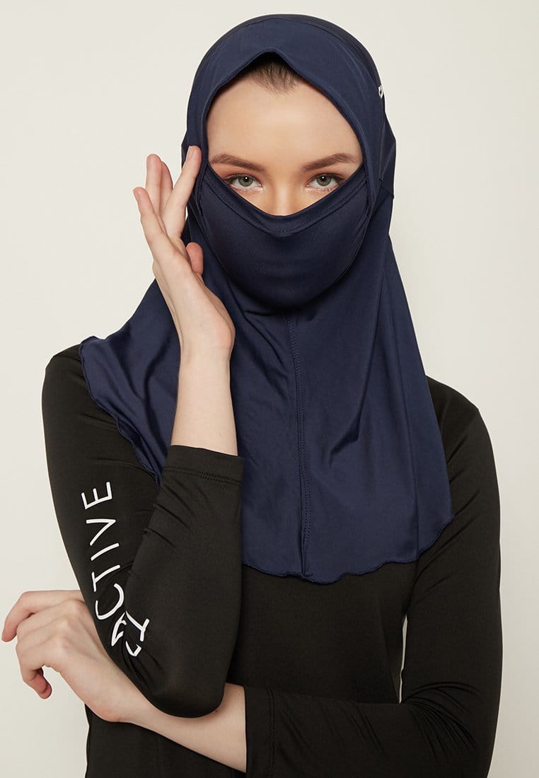 Td Active LH053 kerudung masker zeta navy