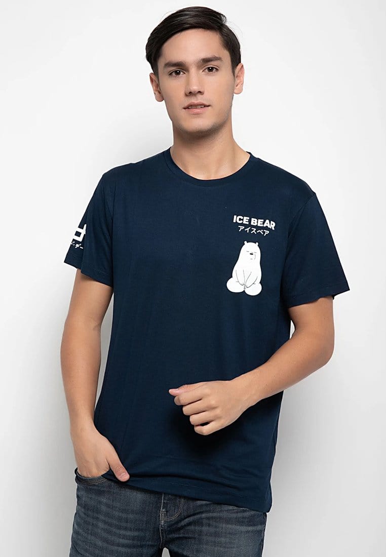 Third Day MTG60 WBB ice bear dakir navy kaos pria