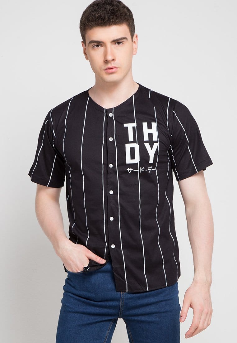 Third Day MTD38D bball stackthdy blk T-shirt Hitam