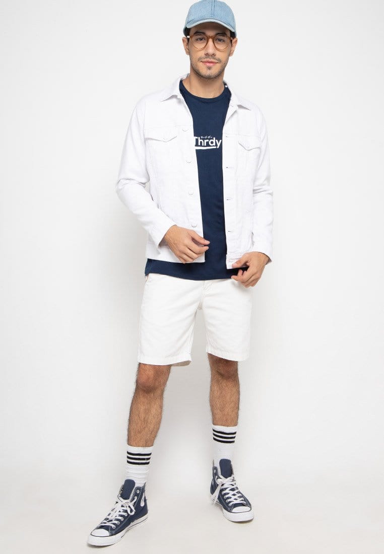Third Day MTF58 thrdy zigzag navy kaos pria